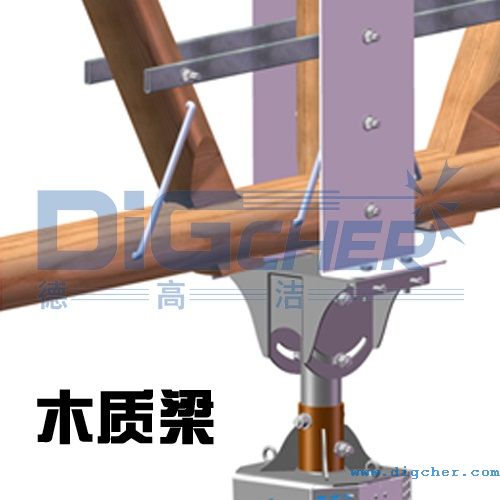 HVLS工業(yè)大吊扇木質(zhì)梁安裝方法